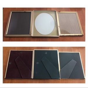 Vintage 8x10 Brass Picture Frames
